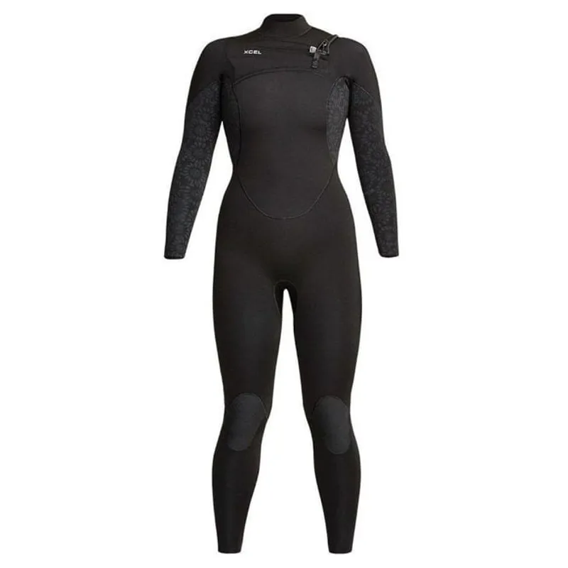 Xcel Women's Comp X2 4/3mm Fullsuit Black Flower